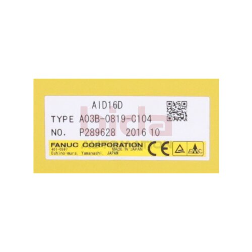 Fanuc A03B-0819-C104 Eingangsmodul / input module