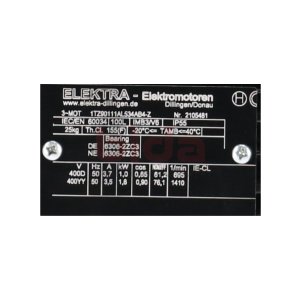 Elektra 1TZ90111AL534AB4-Z Elektromotor Electric Engine