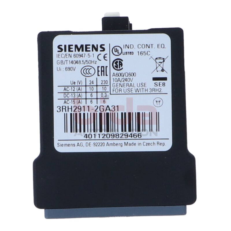 Siemens 3RH2911-2GA31 /  3RH2 911-2GA31 Hilfsschalter / auxiliary switch