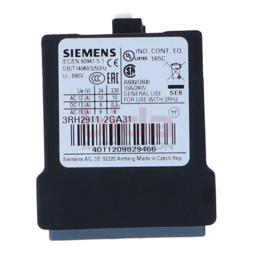 Siemens 3RH2911-2GA31 /  3RH2 911-2GA31 Hilfsschalter / auxiliary switch