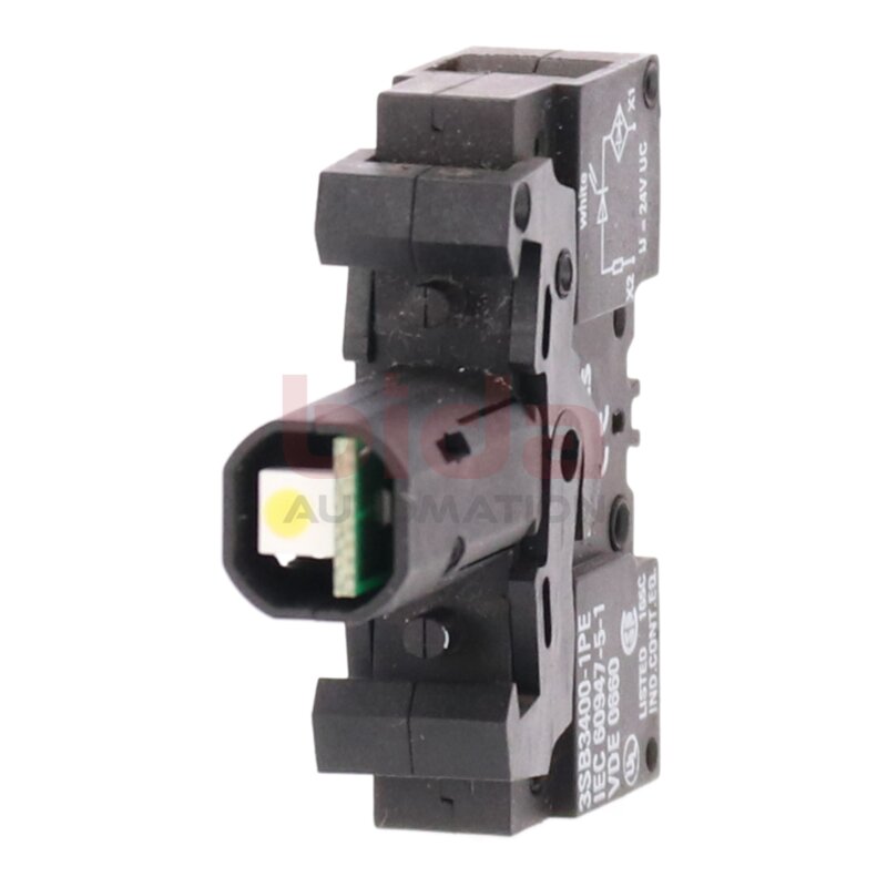Siemens 3SB3400-1PE Lampenfassung mit integrierter LED  Lamp holder with integrated LED