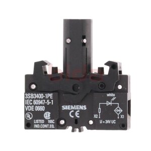 Siemens 3SB3400-1PE Lampenfassung mit integrierter LED...