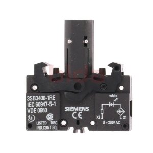 Siemens 3SB3400-1RE Lampenfassung mit integrierter LED...
