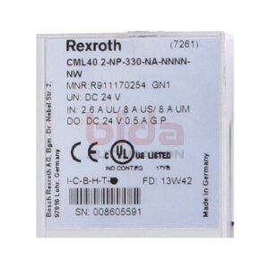 Rexroth CML40 2-NP-330-NA-NNNN-NW (R911170254)...