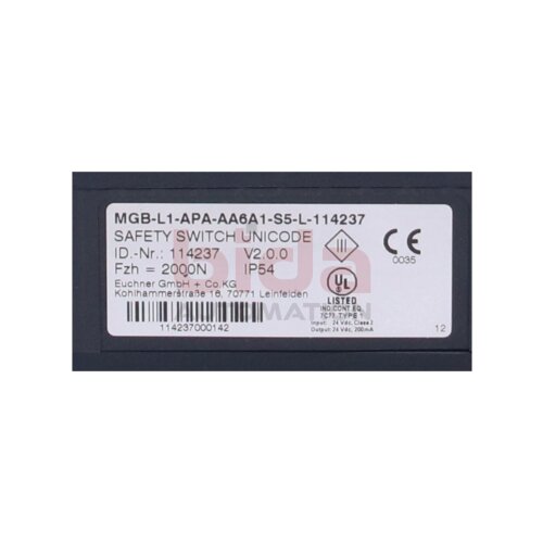 EUCHNER MGB-L1-APA-AA6A1-S5-L-114237 Zuhaltemodul Locking module
