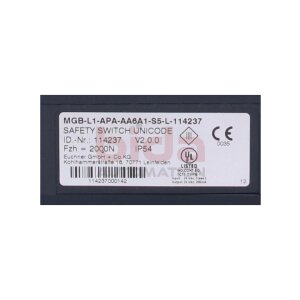 EUCHNER MGB-L1-APA-AA6A1-S5-L-114237 Zuhaltemodul Locking...