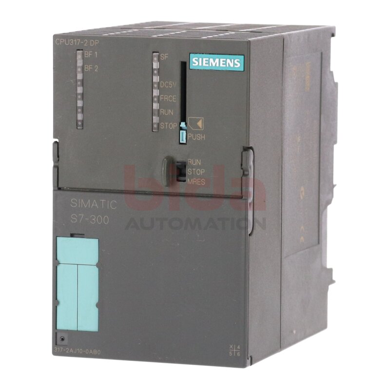 Siemens 6ES7 317-2AJ10-0AB0 / 6ES7317-2AJ10-0AB0 Zentralbaugruppe Central assembly 24V