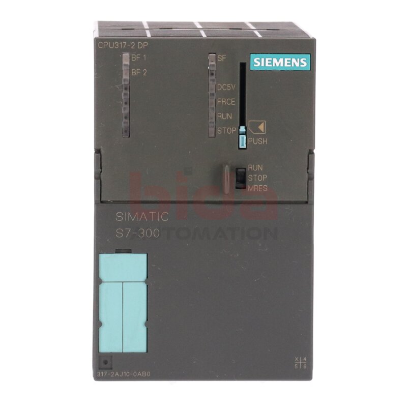 Siemens 6ES7 317-2AJ10-0AB0 / 6ES7317-2AJ10-0AB0 Zentralbaugruppe Central assembly 24V