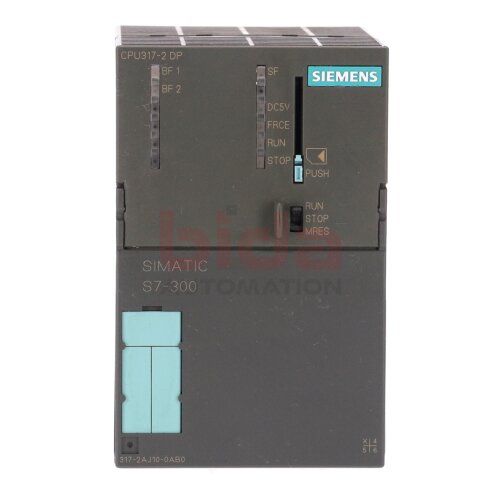 Siemens 6ES7 317-2AJ10-0AB0 / 6ES7317-2AJ10-0AB0 Zentralbaugruppe Central assembly 24V