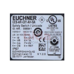 EUCHNER CES-AR-C01-AH-SA (098941) Sicherheitsschalter...