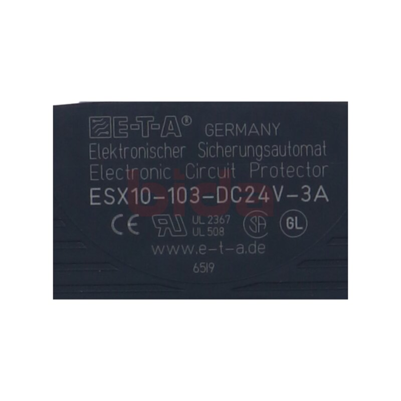 E-T-A ESX10-103-DC24V-3A Elektronischer Sicherungsautomat Electronic circuit breaker