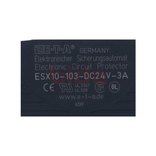 E-T-A ESX10-103-DC24V-3A Elektronischer Sicherungsautomat Electronic circuit breaker