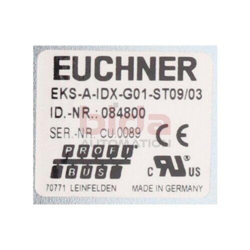 Euchner EKS-A-IDX-G01-ST09/03 Schl&uuml;sselaufnahme Key System Profibus