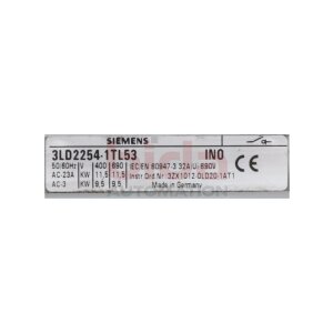 Siemens 3LD2254-1TL53 / 3LD2 254-1TL53 Lasttrennschalter...