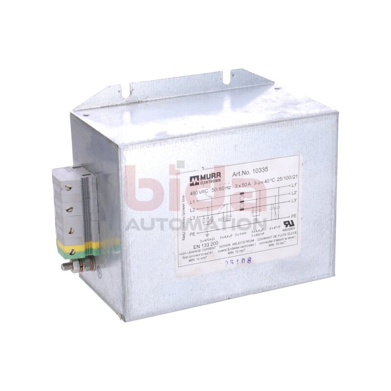Murr Elektronik 10335 Motorentst&ouml;rmodul Engine interference suppression module 480 V