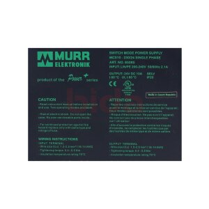 Murr Elektronik MCS10-230/24 Schaltnetzteil / switching...