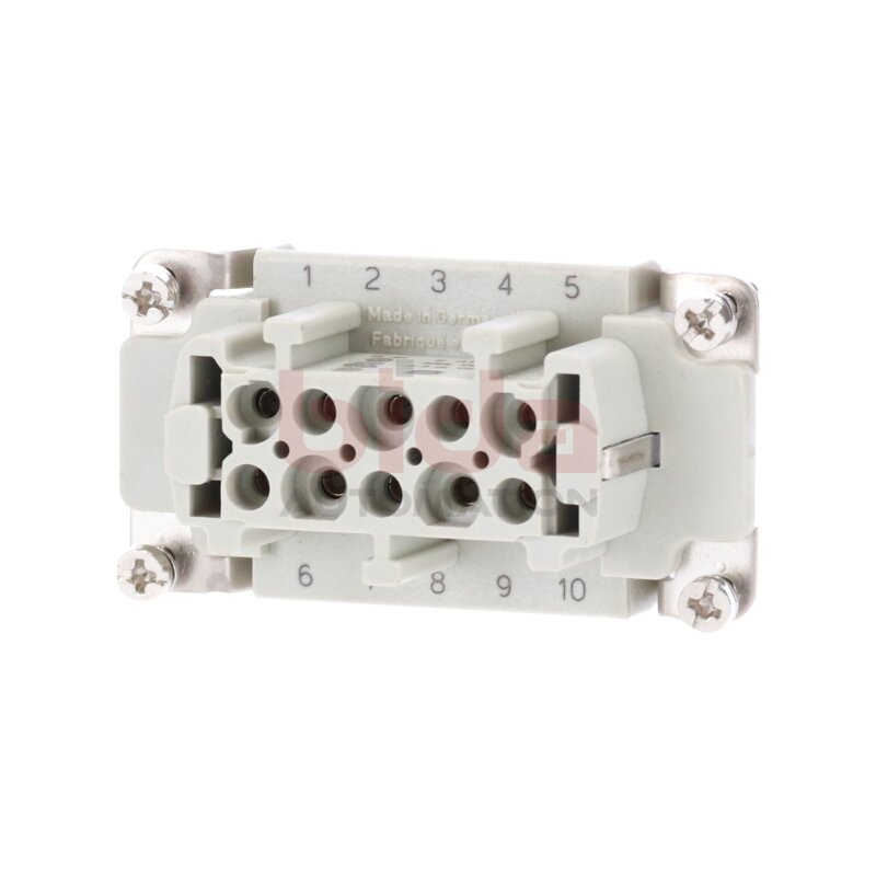 Harting Han 10 E-F Buchseneinsatz Socket insert 15A 500V