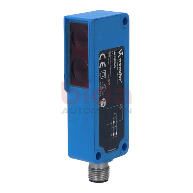 wenglor HN33PBV3 Reflextaster mit Hintergrundausblendung Reflective sensor with background suppression
