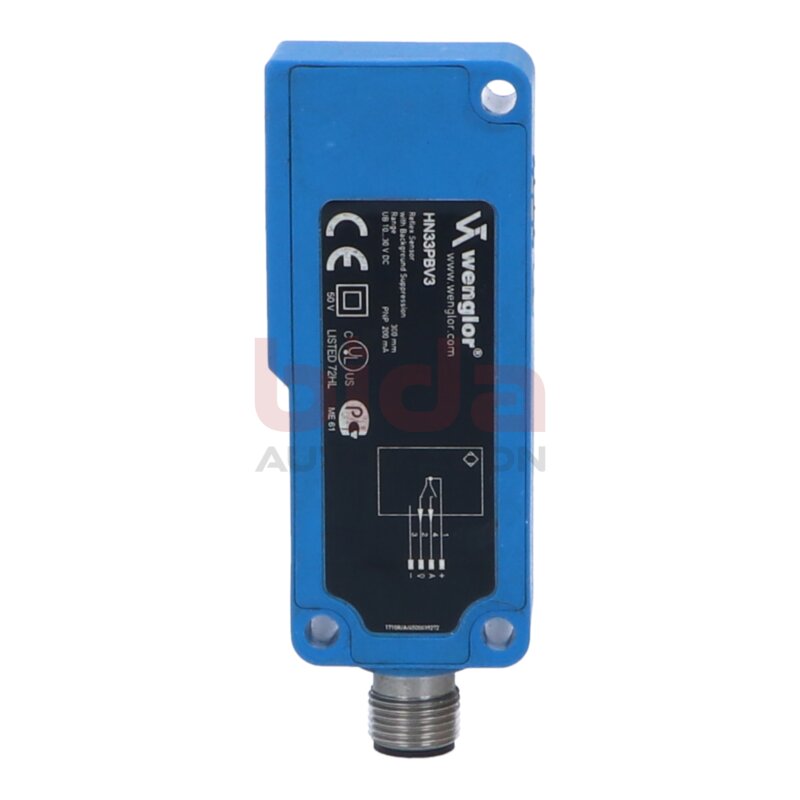 wenglor HN33PBV3 Reflextaster mit Hintergrundausblendung Reflective sensor with background suppression