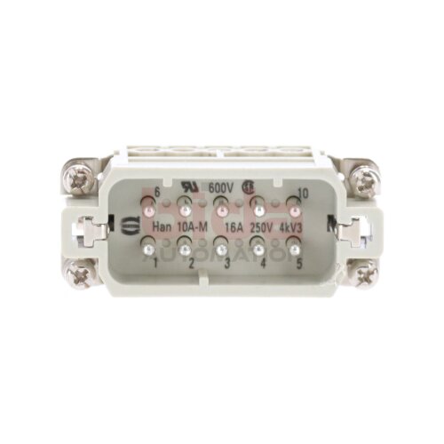 Harting Han 10A-M Buchseneinsatz Socket Insert 16A 250V