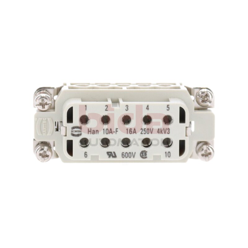 Harting Han 10A-F Buchseneinsatz Socket insert  16A 250V