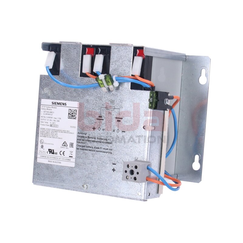 Siemens 6EP1935-6ME21 / 6EP1 935-6ME21 SITOP Akkumodul 24 V/ 7 Ah Battery Module