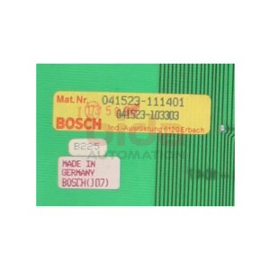 BOSCH AG/Z 041523-111401 (041524-1047) Steuerkarte...