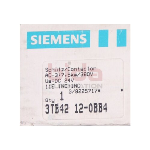 Siemens 3TB42 12-0BB4 / 3TB4212-0BB4 Hilfsch&uuml;tz Auxiliary contactor