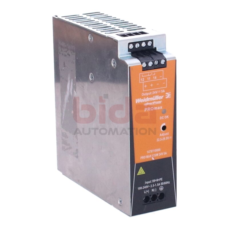 Weidm&uuml;ller PROmax 1478110000 Hutschienen-Netzteil DIN rail power supply unit