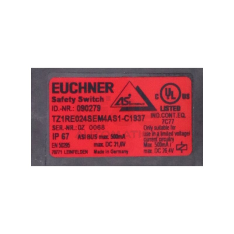 Euchner TZ1RE024SEM4AS1-C1937 (090279) Sicherheitsschalter Safety switch