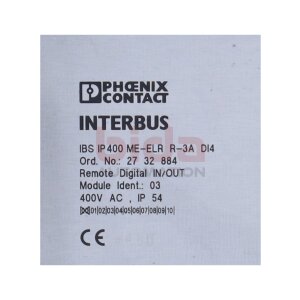 Phoenix Contact IBS IP 400 ME-ELR R-3A D14 (2732884)