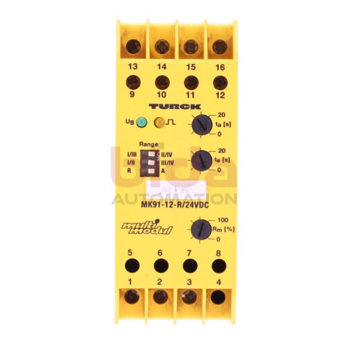 Turck MK91-12-R/  Niveauw&auml;chter Level Monitor 24VDC 250V 3A