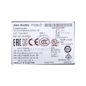 Allen Bradley 1734-AENT EtherNet/IP-Adaptermodule