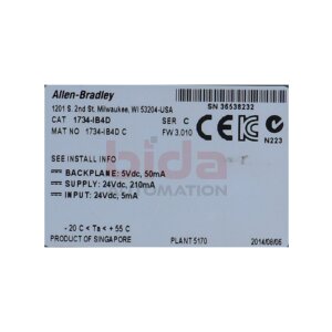 Allen Bradley 1734-IB4D Eingangsmodul Inputmodule