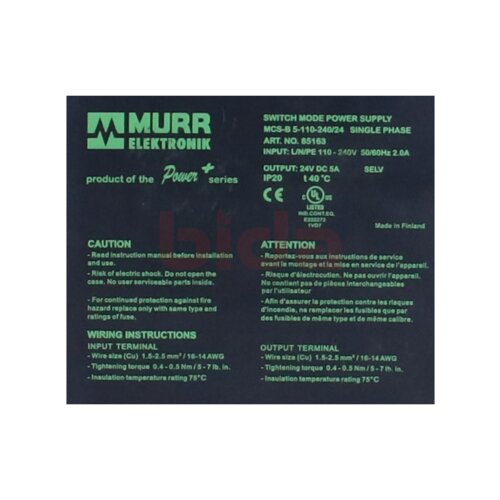 Murr Elektronik MCS-B 5-110-240/24