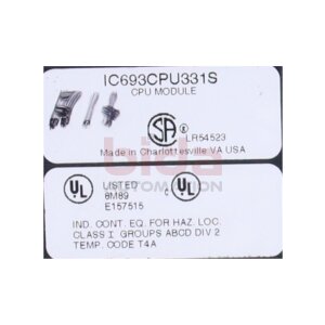 Fanuc IC693CPU331S CPU 331 Prozessormodul Processor module