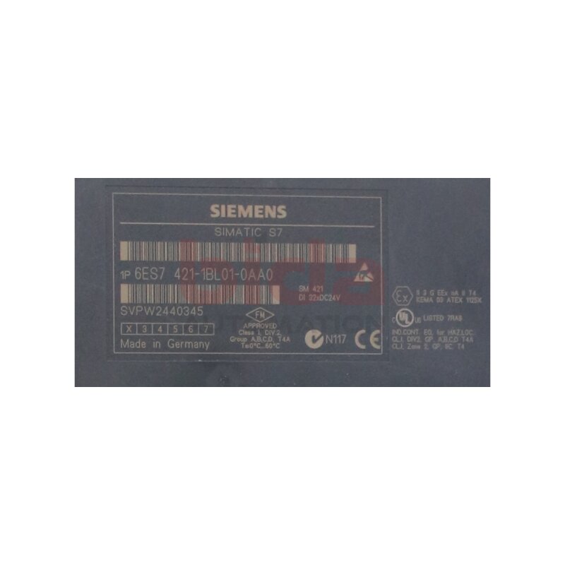 Siemens 6ES7421-1BL01-0AA0 / 6ES7 421-1BL01-0AA0 SIMATIC S7-400 Digitaleingabe Digital input SM 421