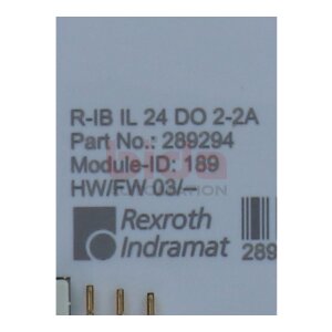Indramat R-IB IL 24 DO 2-2A (289294) E/A-Modul I/O Module