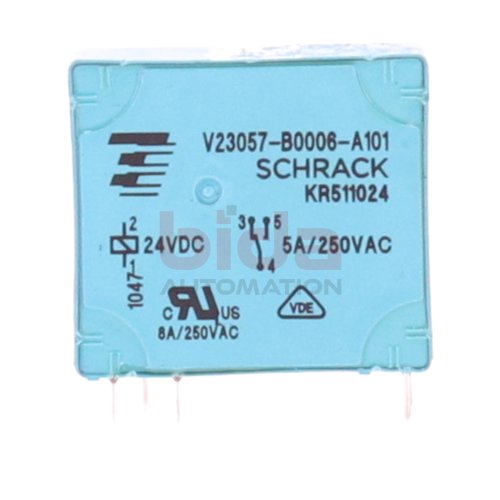 Schrack V23057-B0006-A101 Leistungsrelais Power Relay 5A 250 VAC