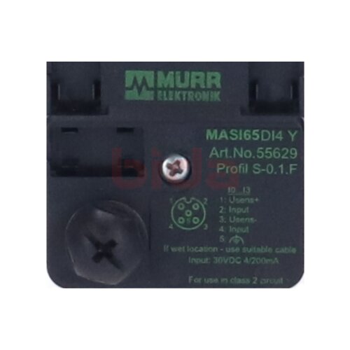 Murr Elektronik MASI65DI4 Y (55629) Digitales Eingangsmodul Digital input module