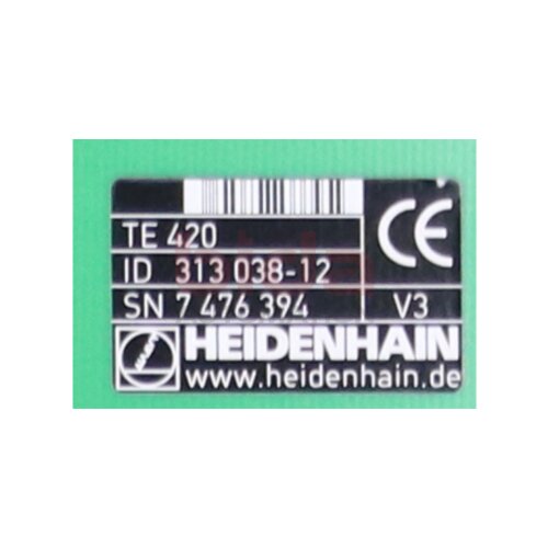 Heidenhain TE 420 Nr. 313 038-12 Bedientafelfront Control Panel Front