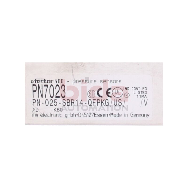 ifm electronic PN7023 (PN-025-SBR14-QFPKG) Drucksensor Pressure sensor
