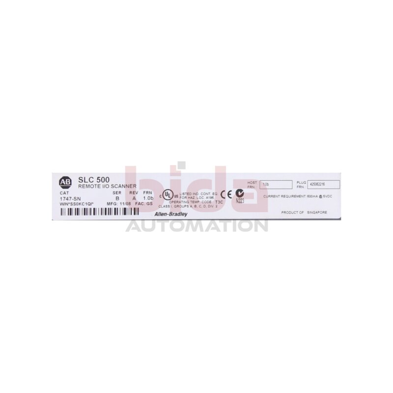 Allen-Bradley 1747-SN SLC 500 Remote I/O Scanner