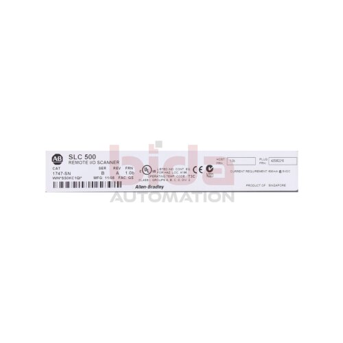 Allen-Bradley 1747-SN SLC 500 Remote I/O Scanner