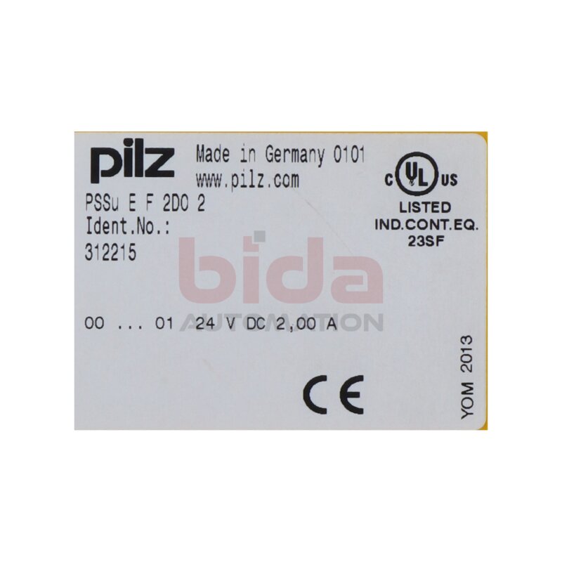 Pilz PSSu E F 2DO 2 (312215) Ausgangsmodul Output Module