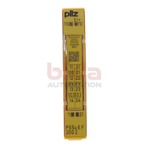 Pilz PSSu E F 2DO 2 (312215) Ausgangsmodul Output Module