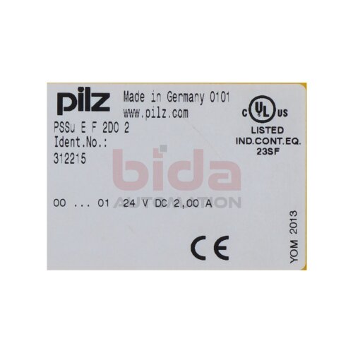 Pilz PSSu E F 2DO 2 (312215) Ausgangsmodul Output Module