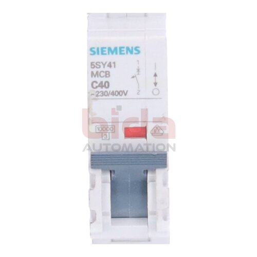 Siemens 5SY41 MCB C40 Leitungsschutzschalter Circuit breaker