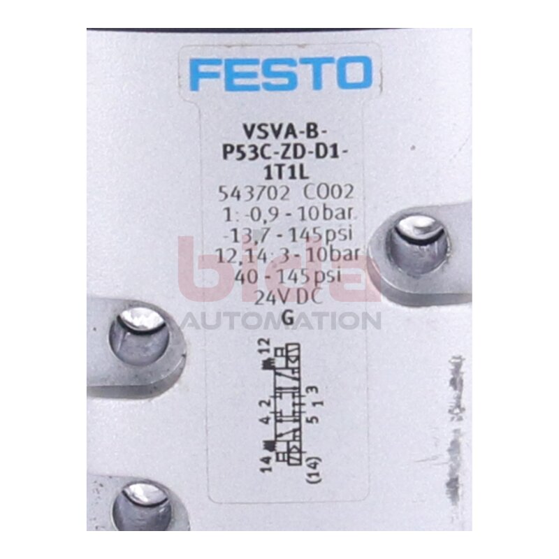 Festo VSVA-B-P53C-ZD1-D1T1L (543702) Magnetventil Solenoid valve