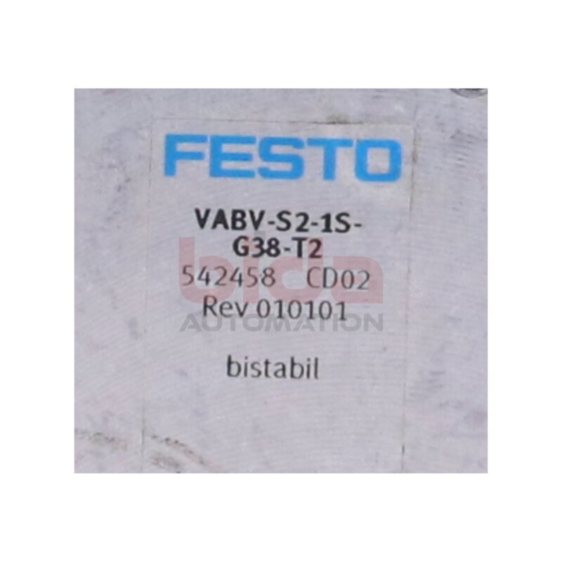 Festo VABV-S2-1S-G38-T2  (542458) Anschlussplatte Sub-base